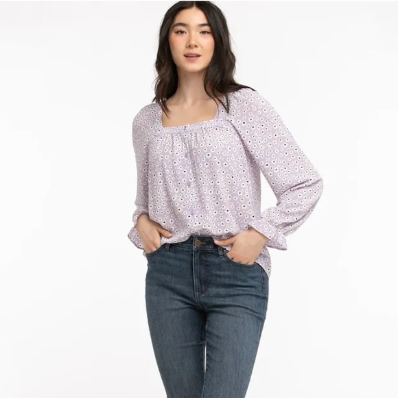 Ricki’s Floral Square Neck Blouse - Picture 3 of 6